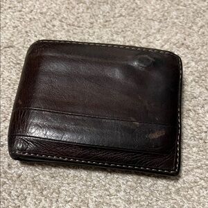 Men’s classic Brown Leather Wallet bifold